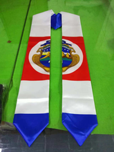 Charger l'image dans la galerie, Graduation  Stoles Sash Flags Shawl African Latin Carribean Kente Stoles Sash/ Graduation Class|   Graduation Stole / Graduation Sash