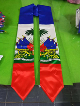 Charger l'image dans la galerie, Graduation  Stoles Sash Flags Shawl African Latin Carribean Kente Stoles Sash/ Graduation Class|   Graduation Stole / Graduation Sash