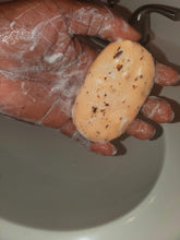 Load image into Gallery viewer, Carrot Lemon Turmeric Avocado Papaya Bar Soaps