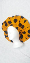 Charger l'image dans la galerie, Handmade Satin Bonnets – Haitian-Designed, African Kente Fabric