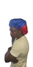 Charger l'image dans la galerie, Handmade Satin Bonnets – Haitian-Designed, African Kente Fabric