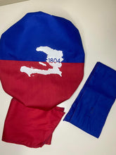 Charger l'image dans la galerie, Handmade Satin Bonnets – Haitian-Designed, African Kente Fabric