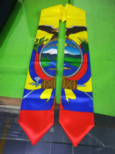 Load image into Gallery viewer, Graduation  Stoles Sash Flags Shawl African Latin Carribean Kente Stoles Sash/ Graduation Class|   Graduation Stole / Graduation Sash
