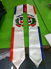 Load image into Gallery viewer, Graduation  Stoles Sash Flags Shawl African Latin Carribean Kente Stoles Sash/ Graduation Class|   Graduation Stole / Graduation Sash
