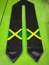 Load image into Gallery viewer, Graduation  Stoles Sash Flags Shawl African Latin Carribean Kente Stoles Sash/ Graduation Class|   Graduation Stole / Graduation Sash
