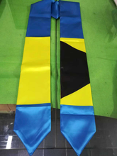 Load image into Gallery viewer, Graduation  Stoles Sash Flags Shawl African Latin Carribean Kente Stoles Sash/ Graduation Class|   Graduation Stole / Graduation Sash
