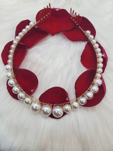 Pearl Beaded Head Piece