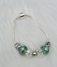 Load image into Gallery viewer, Handmade Green Snake Charm Bracelets
