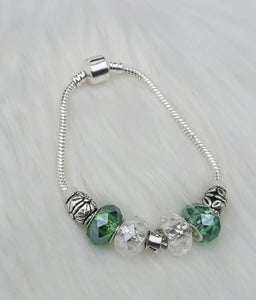 Handmade Green Snake Charm Bracelets