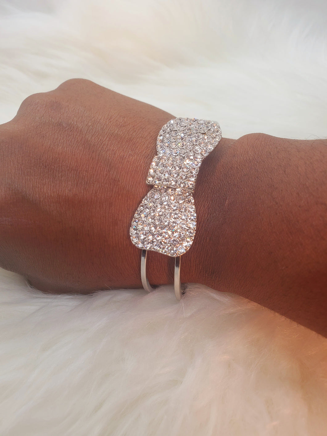 Diamond Bow Bracelet