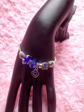 Load image into Gallery viewer, Handmade Blue Snake Charm Bracelets
