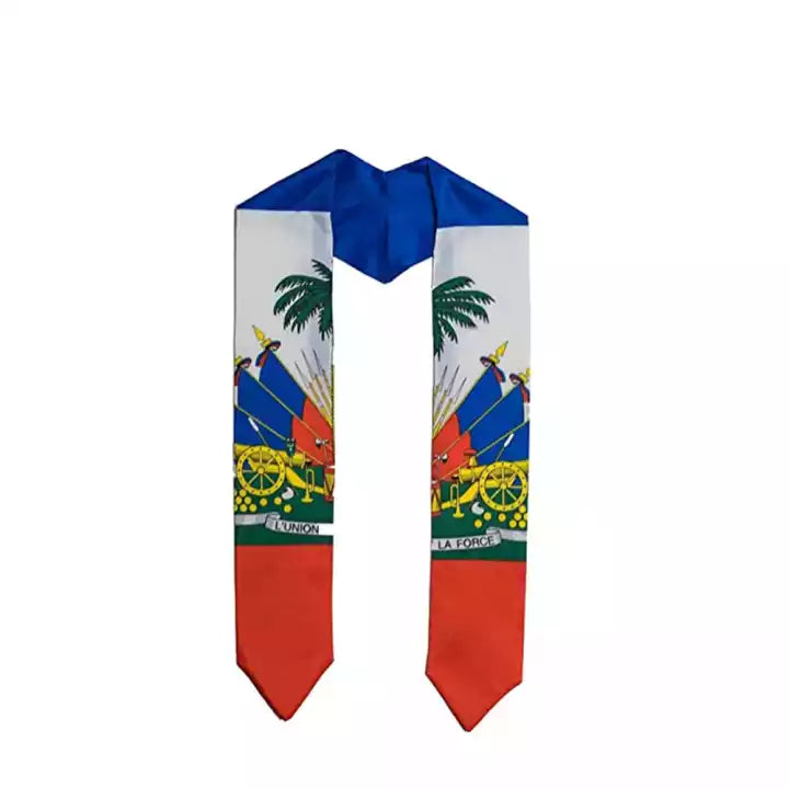 Graduation  Stoles Sash Flags Shawl African Latin Carribean Kente Stoles Sash/ Graduation Class|   Graduation Stole / Graduation Sash