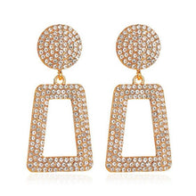 Load image into Gallery viewer, Hollow Trapezoidal Earrings
