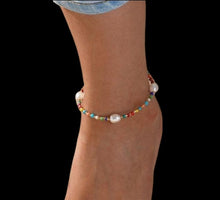 Load image into Gallery viewer, Seed Bead Anklet
